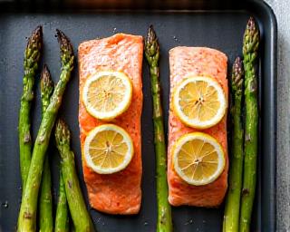 Sheet Pan Salmon & Asparagus