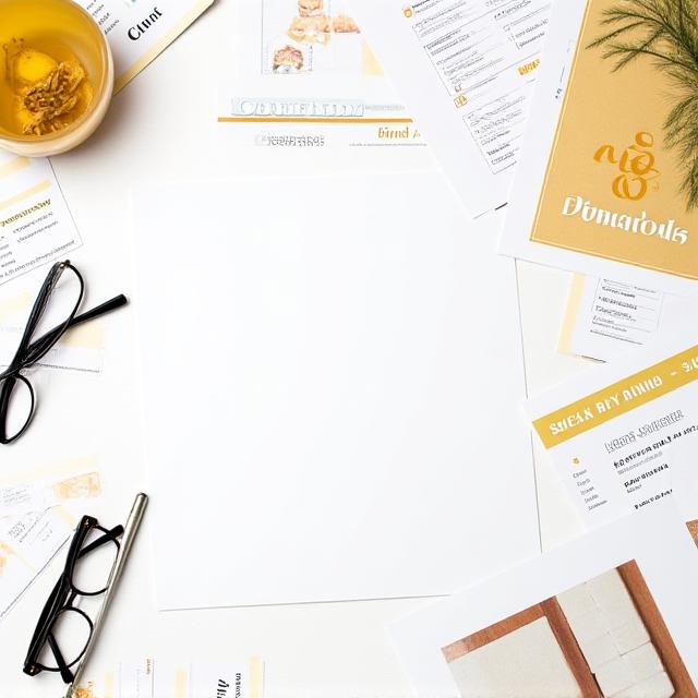 Selection of aesthetic printed meal planning templates on a wooden table